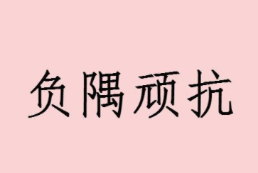 成语“负隅顽抗”有哪些故事?又该作何解释呢?