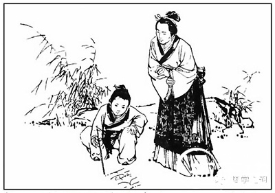 画荻教子的主人公是谁？画荻教子的故事简介