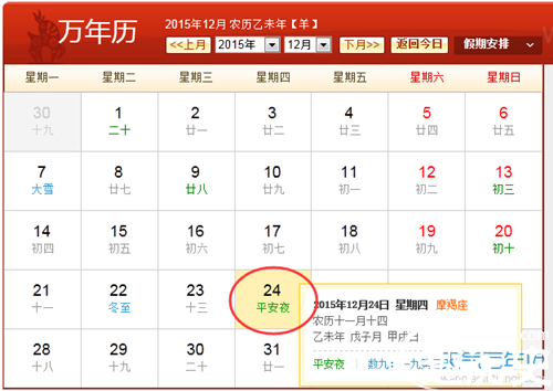 2015平安夜是几月几号 平安夜送什么礼物好
