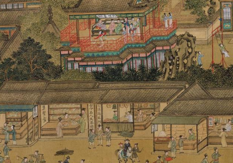 《清明上河图》共分为哪些段落？分别画了什么内容？