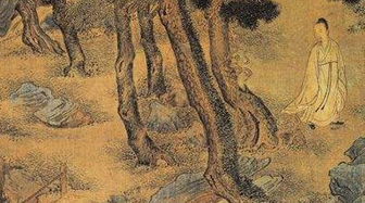 仇英的《桃村草堂图》运用了什么高超的绘画技法?