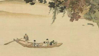 绘画大师仇英所创作的《赤壁图》运用了什么技法?